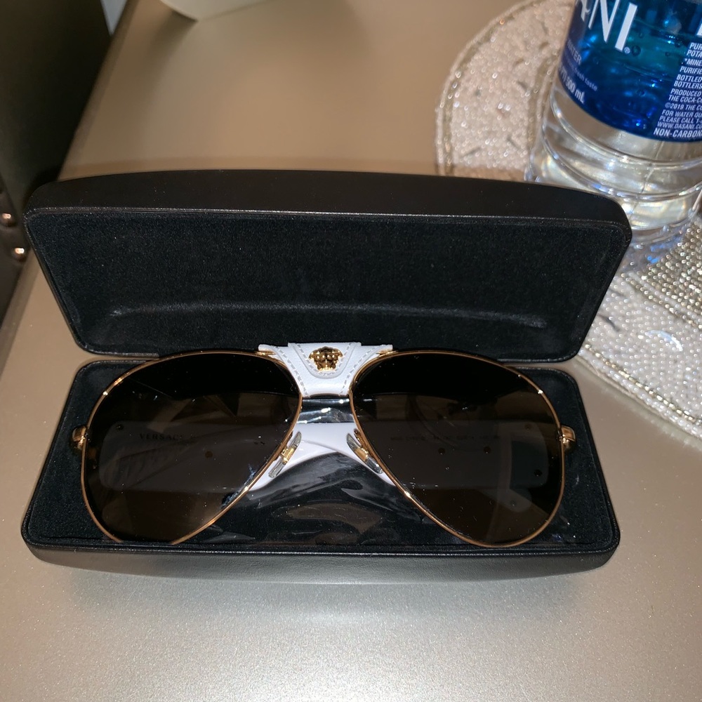 Versace aviator sunglasses